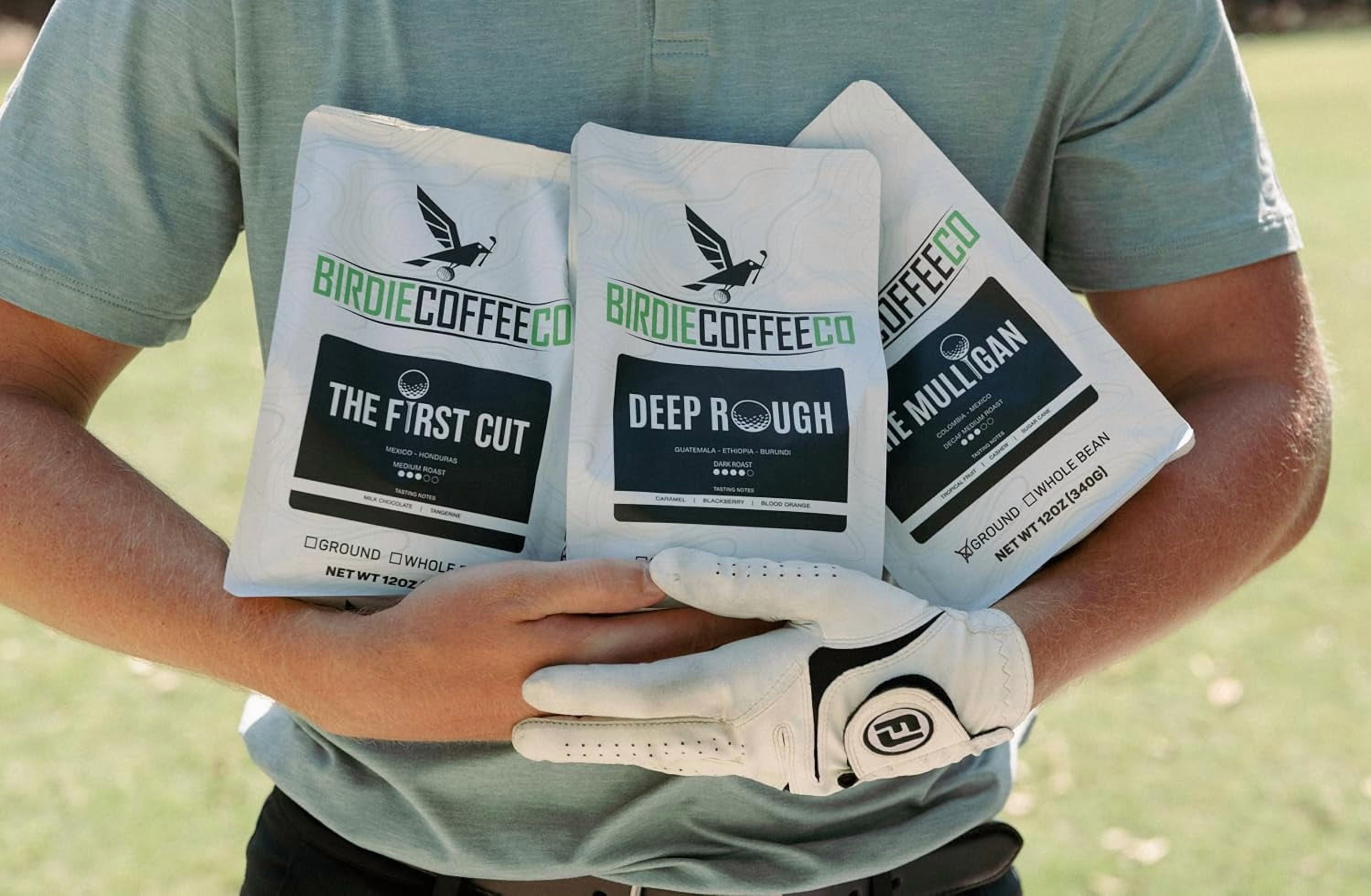 Birdie Coffee Co – The Mulligan Decaf Roast | Swiss Water Process | Whole Bean or Ground | Smooth, Rich, Zero Jitters | Small Batch Coffee | 12oz Bag