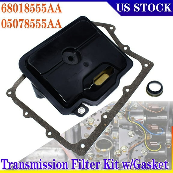 68018555AA Transmission Filter Kit w/ Gasket for 07-20 Chrysler Dodge Ram 62TE