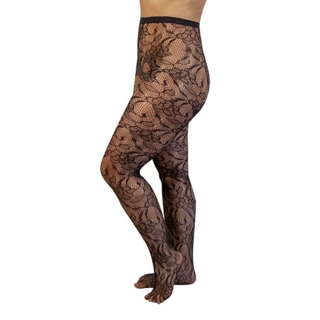 

Women s Silk Impressions Fishnet Floral Tights 4-Pack