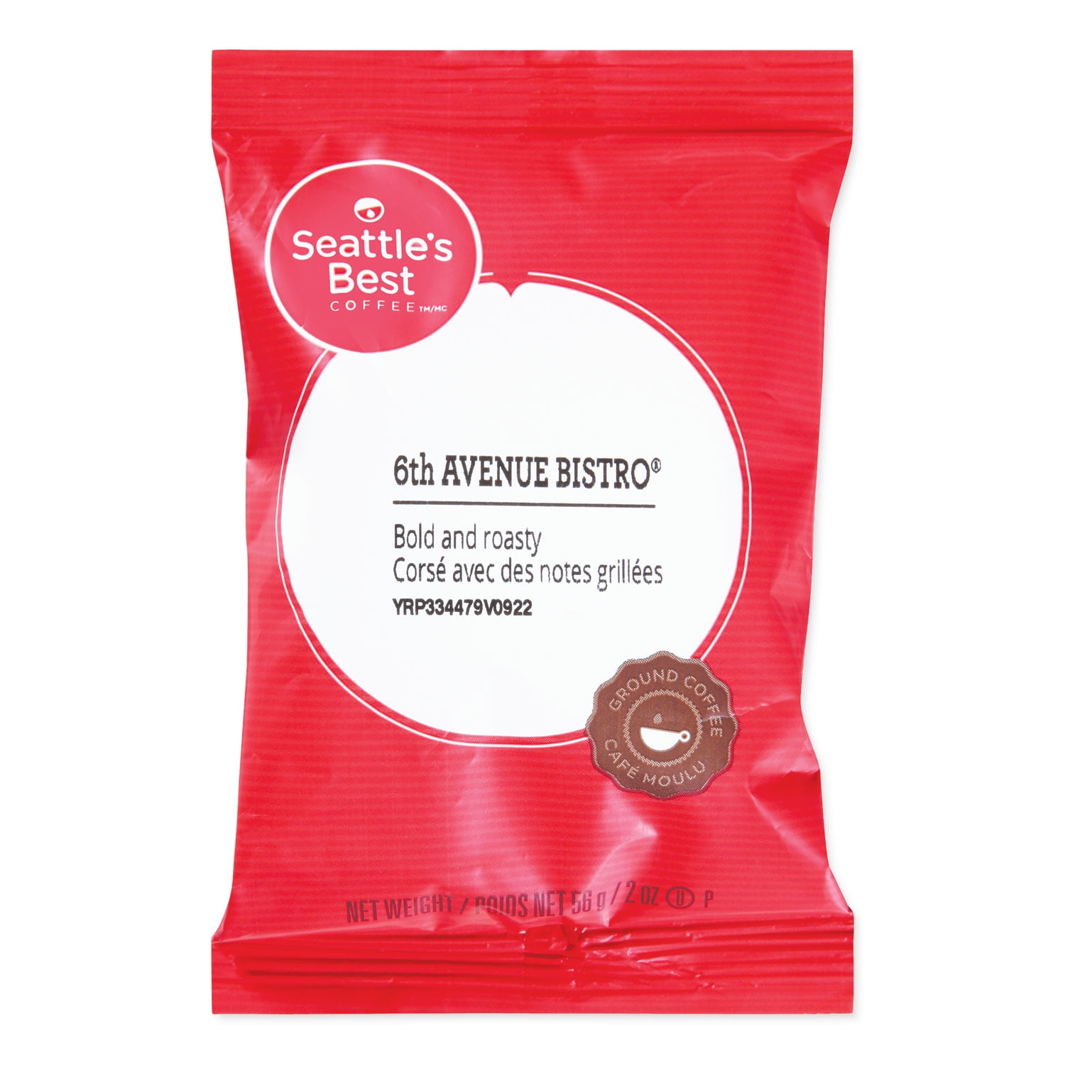 2 oz. Packet Premeasured Coffee Packs - 6th Avenue Bistro (18/Box)