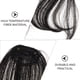 thumbnail image 3 of Extensiones de cabello postizas de una pieza con clip (color natural), 3 of 3