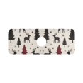 thumbnail image 7 of Yayeee Faucet Mat for Kitchen Sink 14.7" Diatomite Long Splash Guard Pad, Christmas Plaid Forest, 7 of 7