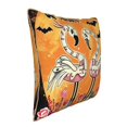 thumbnail image 2 of Susaid Halloween Flamingos Print Velvet Throw Pillow Covers Home Art Deco Pillowcase Square Pillow Case Cushion Cover for Bed Sofa Living Room Car Indoor and Outdoor-, 2 of 8