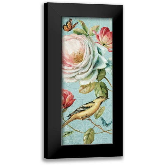 Audit, Lisa 8x14 Black Modern Framed Museum Art Print Titled - Spring Romance II