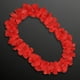thumbnail image 4 of Collar con forma de flor hawaiana satinada con destellos en rojo, 4 of 4