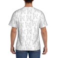 thumbnail image 2 of Naloa Poodle Dog Men's T-Shirt Sport T-shirt Men's Basic Tee Casual Men's Shirt, Round Neck, Short Sleeves - X-Large, 2 of 5
