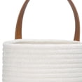 thumbnail image 6 of QSTDGVPW Hanging Braided Basket Vegetable Fruit Basket Elegant Decor Basket Wall Hanging White Linen Color, 6 of 9