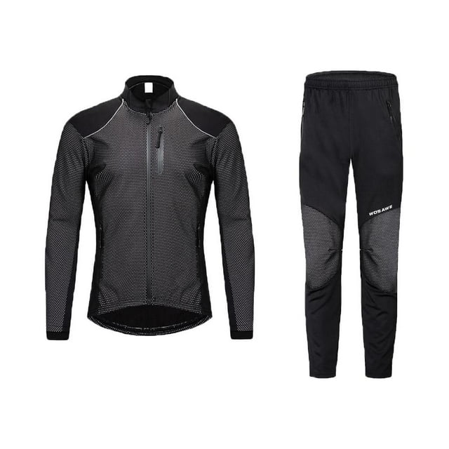 Veste Chemise pour Homme Maillot de Cyclisme Ensemble Imperméable Pantalon de Vélo