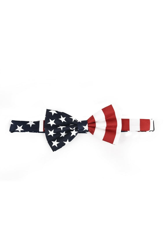 American Flag Men's Bow Tie USA Patriotic BOWTIE