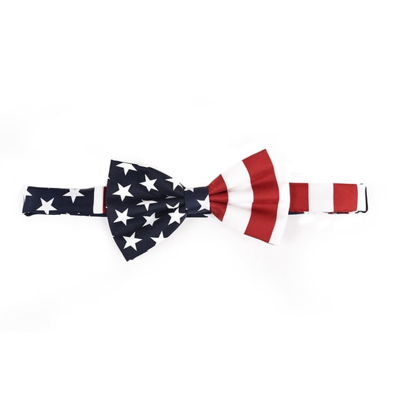American Flag Men's Bow Tie USA Patriotic BOWTIE