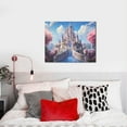thumbnail image 4 of Lsque Majestic Fantasy Castle Print Wall Art – Decorative Picture for Living Room, Bedroom, and Office (Horizontal), 4 of 6