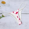 thumbnail image 4 of Yuncity Womens Valentines Day Panties Heart Printed Breathable Thong Valentine'S Day Underwear Pink L, 4 of 4