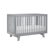 Babyletto Hudson 3-in-1 Convertible Crib with Toddler Rail, Grey