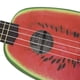 thumbnail image 2 of Greeniant 21 pulgadas 12 trastes 4 cuerdas Ukelele de tilo Guitarra acústica Soprano Sandía Estilo Ukelele Instrumento musical Amante Accesorios para instrumentos musicales Greeniant YQ0472-00B, 2 of 6