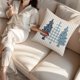 thumbnail image 4 of Juegos de Almohadas Decorativas navideñas onlyliua Cojines de Lino estampados, 4 of 6