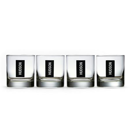 - Personalized RedEnvelope Double Old Fashioned Glassware Set Initial
