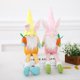 thumbnail image 4 of Conejito de Pascua Gnomo hecho a mano conejo de peluche juguetes para adornos de muñecas primavera niños regalos de Pascua vacaciones fiesta en casa hogar D, 4 of 5