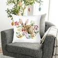 thumbnail image 6 of Bjutir 4Pcs Easter Pillowcases Living Room Sofa Bedroom Decoration Pillowcases, 6 of 9