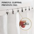 thumbnail image 5 of 30-Pack Stainless Steel Curtain Clips with Hooks for Home Decor and Outdoor Use, 5 of 5