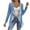 Light Blue, variant on ZyeKqe Cardigans for Women Casual Long Sleeve Open Front Loose Solid Color Lightweight Cozy Knitted Cardigans