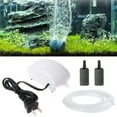 thumbnail image 2 of Pefilos Single Outlet Aquarium Air Pump, Fish Tank Aerator with Accessories , Quiet Oxygen Pumpfor Small Tank, White, 2 of 7