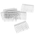 thumbnail image 1 of Peine de pelo de metal blanco Sunnimix Paquete de 10 Bricolaje Nupcial Velo de Novia, 1 of 8
