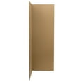 thumbnail image 4 of 4 ft. Short Brown Temporary Cardboard Folding Screen - 3 Panels, 4 of 5
