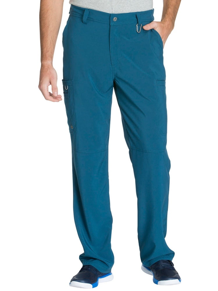 Infinity by Cherokee Men's Zip Fly Cargo Scrub Pant