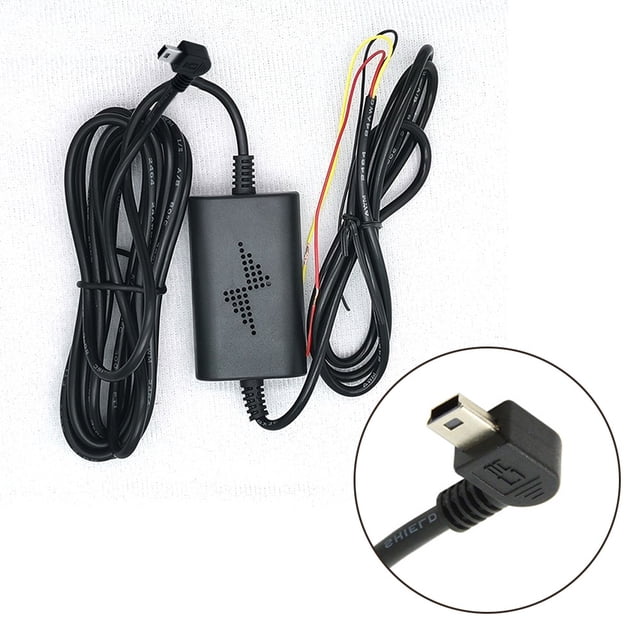 Kit de Câblage pour Caméra de Tableau de Bord Miroir pour Mini Usb Surveillance de Stationnement 24 Heures