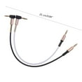 thumbnail image 3 of XISAOK 3-pole Male to Male Extender Right Angle Cord Line AUX Wire for 3.5mm Headphones, 3 of 13