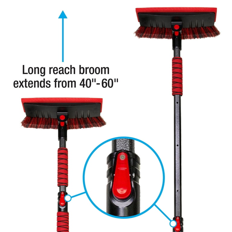 38 - 62 Extendable Snow Brush With Scraper - Raney's Truck Parts