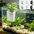 thumbnail image 7 of Adjustable Aquarium Plants Holder,Small Animal Tank Plantss Holder,Small Animal Tank Aquaponics Plants Cultivation and Aquarium Landscape Decoration with Hooks and Suction Cup,4.53x3.35x2.17 Inch,, 7 of 7