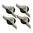thumbnail image 3 of simhoa 4 Pieces Window Pulley Spare Parts Iron Sliding Door Wheels Kitchen Fittings medium black, 3 of 8