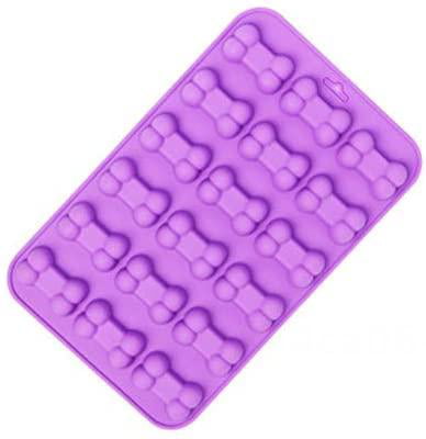 18-Cavity Dog Bone Silicone Cake Mold Biscuit Chocolate Mould Baking DIY Tool FM 