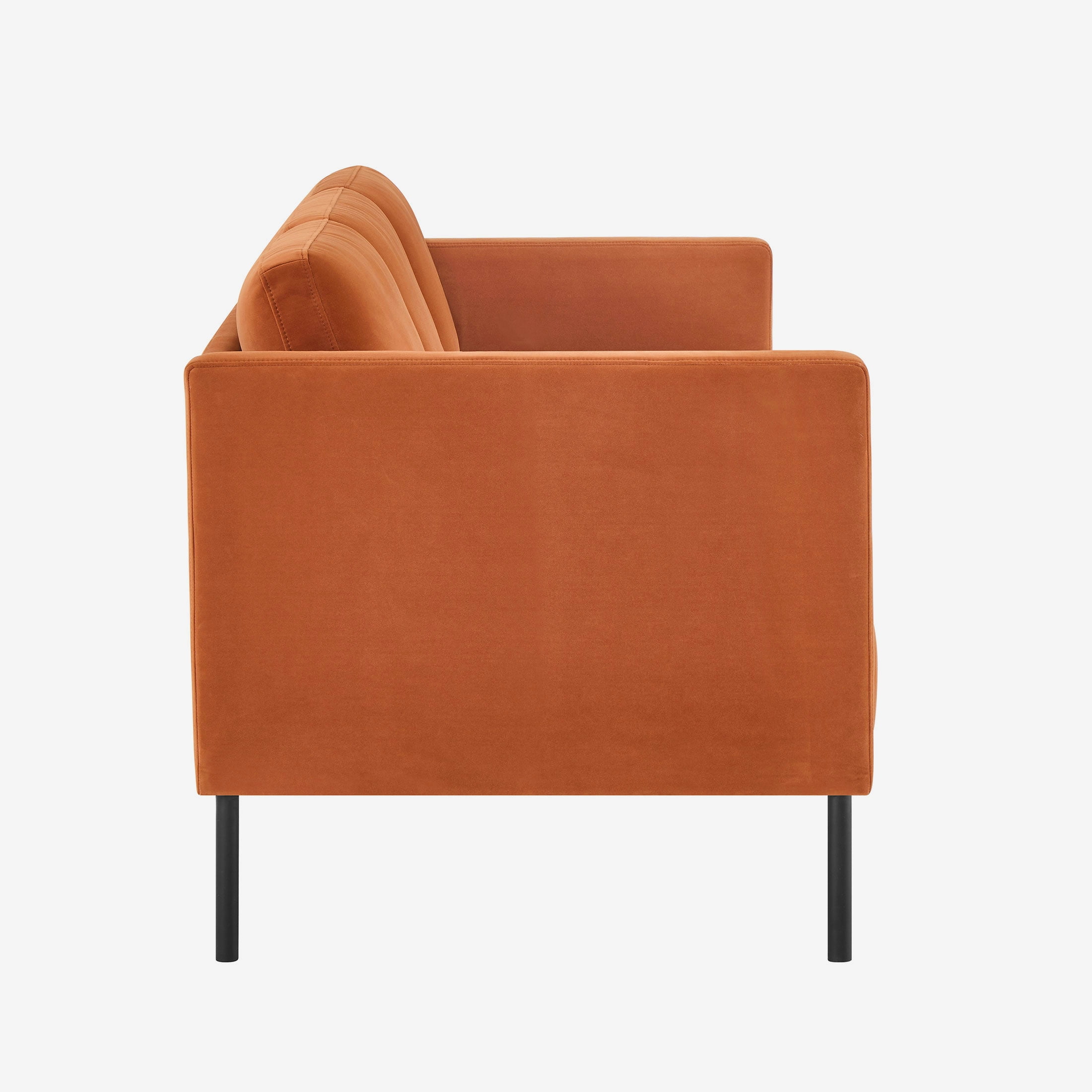 Better Homes & Gardens Wyatt Velvet Sofa, Copper Pipe