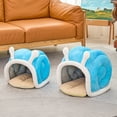 thumbnail image 1 of All Season Semi Enclosed Pet Houses for Dogs and Cats, Warm Winter Sleeping Beds, Foldable Design, 1 Pc, 1 of 9