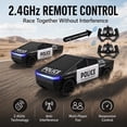 thumbnail image 6 of 2PCS RC Cybertruck Police Pickup Set, 1:24 Scale 4WD Electric RC Truck with LED Lights, High-Speed All Terrain Remote Control Vehicles for Kids, 6 of 9