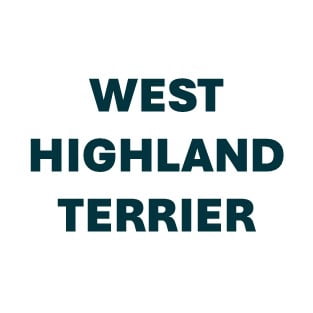 West Highland White Terrier Pill Butter
