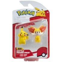 Pokemon Battle Figure Pikachu & Fennekin Mini Figure 2-Pack