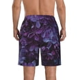 thumbnail image 3 of Naloa Lilac Men's Beach Shorts, Surfing shorts, Swim trunks, Quick Dry Swim Trunks for Surfing Beach Fun - XX-Large, 3 of 9