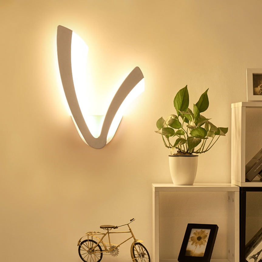 Modern LED Wall Sconce 8W Lighting Fixture Lamps Wall Lamp ...