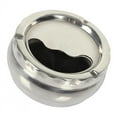 thumbnail image 4 of Cenicero giratorio de prensa de acero inoxidable Cenicero de metal portátil, ligero 12 cm de diámetro, 4 of 7