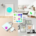 thumbnail image 4 of 16Pcs Sports Ball Stencils Football Basketball Baseball Table Tennis Badminton Golf Reusable White Plastic Template for DIY Painting on Wood Drawings Canvas DIY Decor (5x5 Inch), 4 of 6