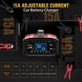 thumbnail image 3 of Cargador de Batería para Automóvil YONHAN 15A Ajustable 12V/24V, 3 of 8