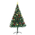 thumbnail image 7 of Gecheer Artificial Christmas Tree LED Artificial Christmas Tree with Baubles and LEDs Decorations for Christma Decor Christmas Green 59.1", Create a Nice Atmosphere in The Christma, 7 of 7