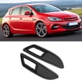 thumbnail image 4 of Side Light Surrounds, Durable ABS 2 Pcs Side Indicator Repeater Frame Set Anti Scratch  For Car Adaptations Glossy Black,Carbon Fiber Style, 4 of 8