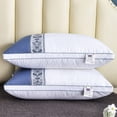thumbnail image 1 of XWSHYW Almohada Almohada Central de Calidad Hotelera, Almohada de Cama Suave y de Apoyo, Adecuada para Personas Que Duermen Boca Abajo y Boca Abajo, Hecha de Tela Amigable, 1 of 6