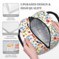 thumbnail image 3 of Rateoe Hello Summer2 Pattern Lunch Bag Women, Lunch Box, Lunch Bag, Small Leakproof Lunch Tote Large Capacity Reusable Insulated Cooler Lunch Container, 3 of 6