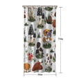 thumbnail image 5 of Brown Mushroom Plant White Pattern Shower Curtain 36"x72" ,Bathroom Decorative Shower Curtains Set with 12 Hooks,Modern Waterproof Washable Shower Curtain, 5 of 6