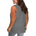 thumbnail image 3 of XCHQRTI Summer Beach Plus Size Womens Graphic Tank Tops Casual Sleeveless Shirts Vacation Vest Top, 3 of 7